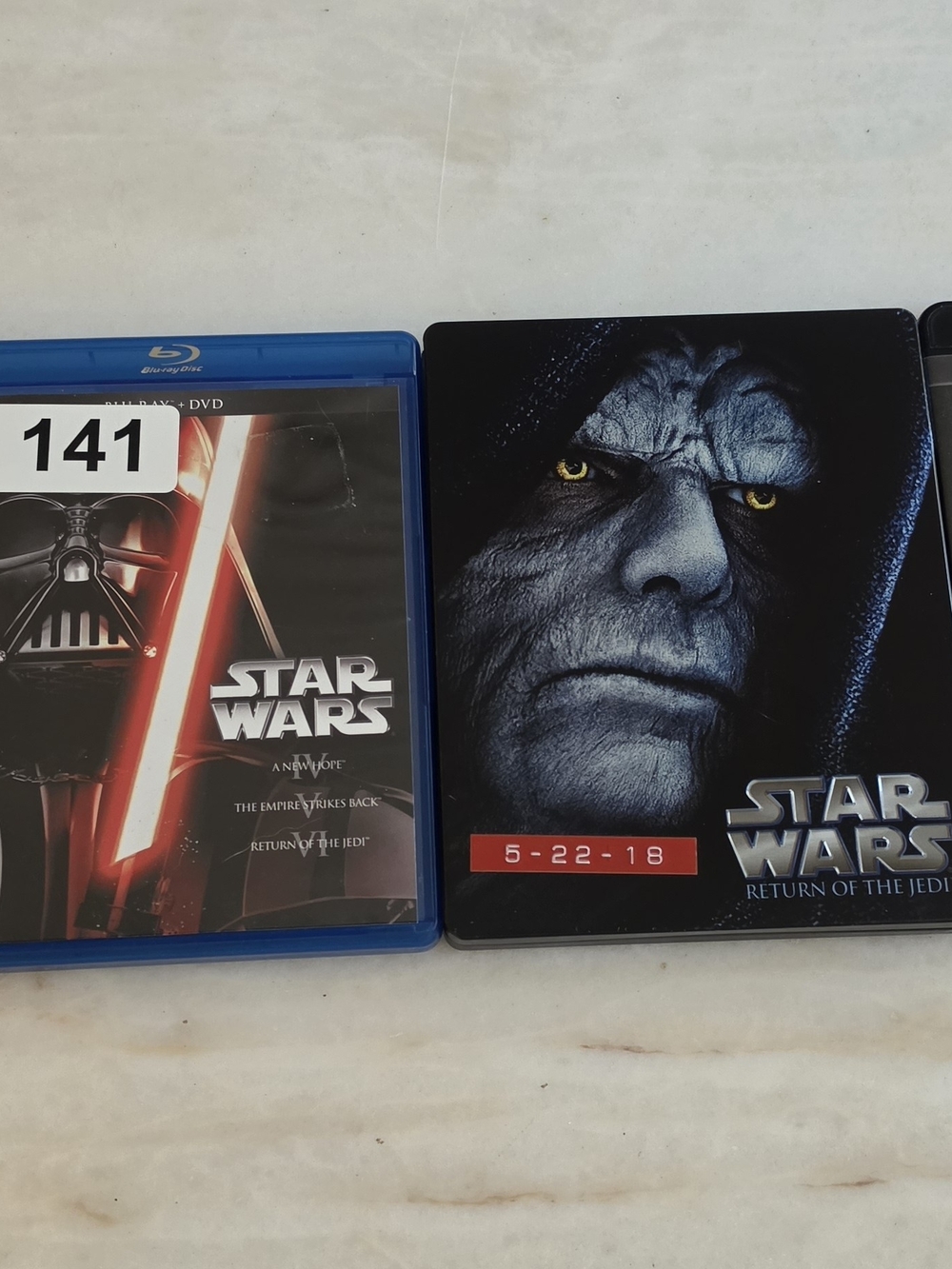 Star Wars SteelBook Set with Black, Blue and Yellow Accents
